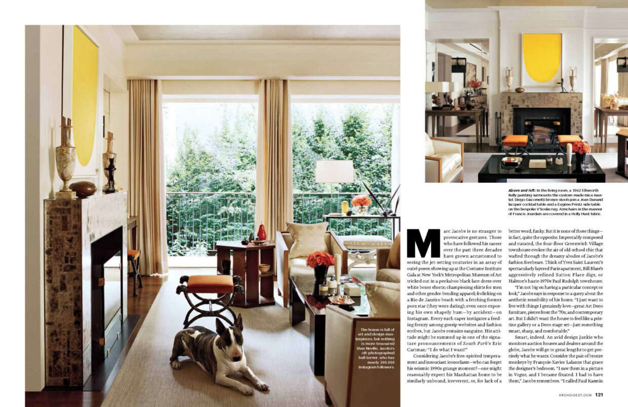 At Home with Marc Jacobs and Neville, by François Halard | 2