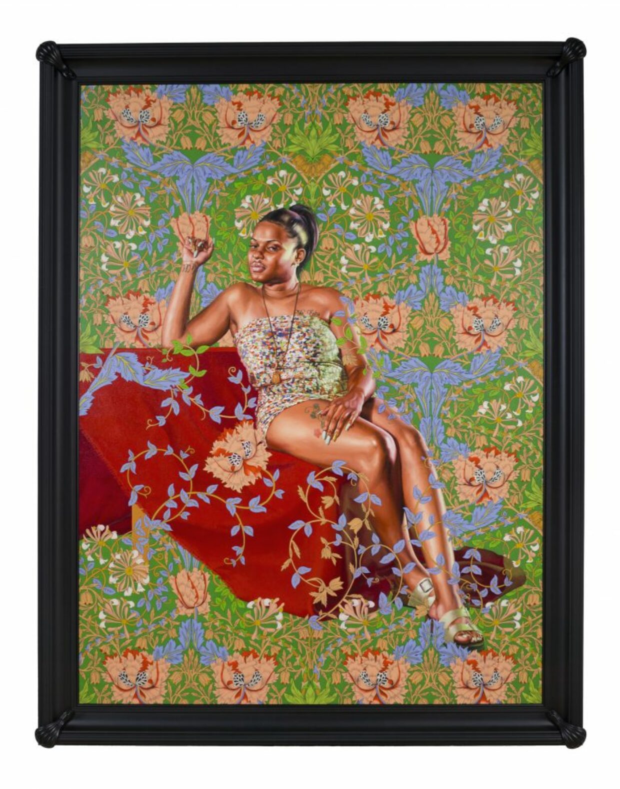 The Yellow Wallpaper is an exhibition of new portraits by American artist Kehinde Wiley | 1