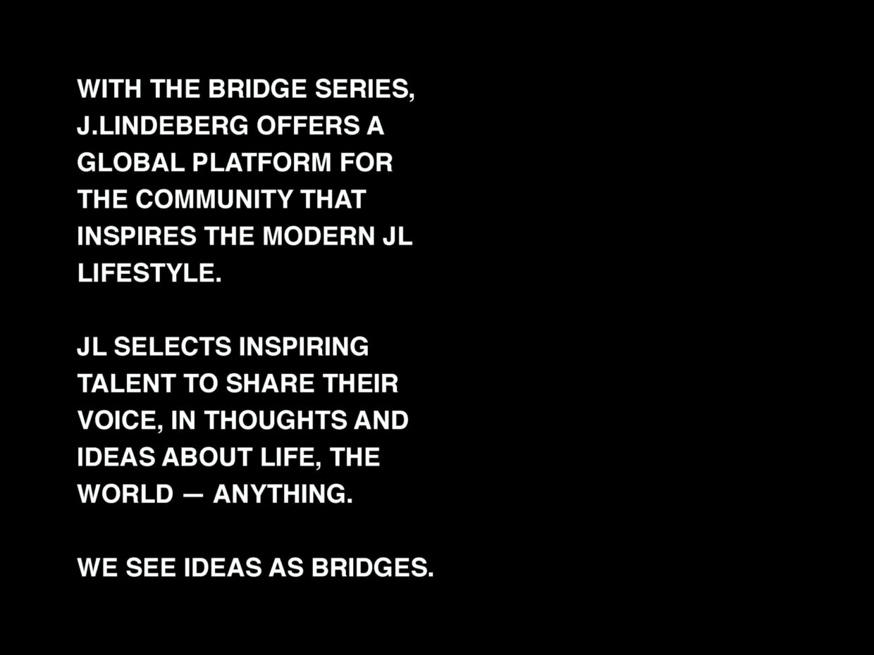 Johan Lindeberg’s “The Bridge Series” With Waris Ahluwalia | 2