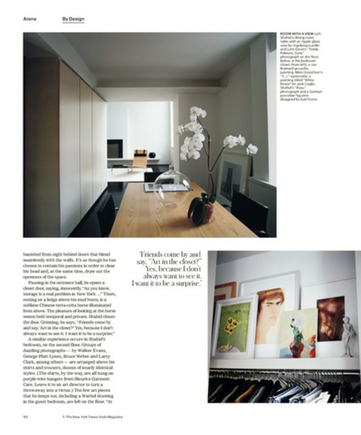 François Halard for NY Times Style Magazine | 2