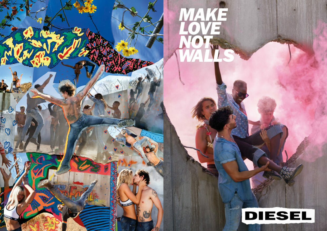 Diesel: “Make Love Not Walls” Photography and film by David LaChapelle. | 3