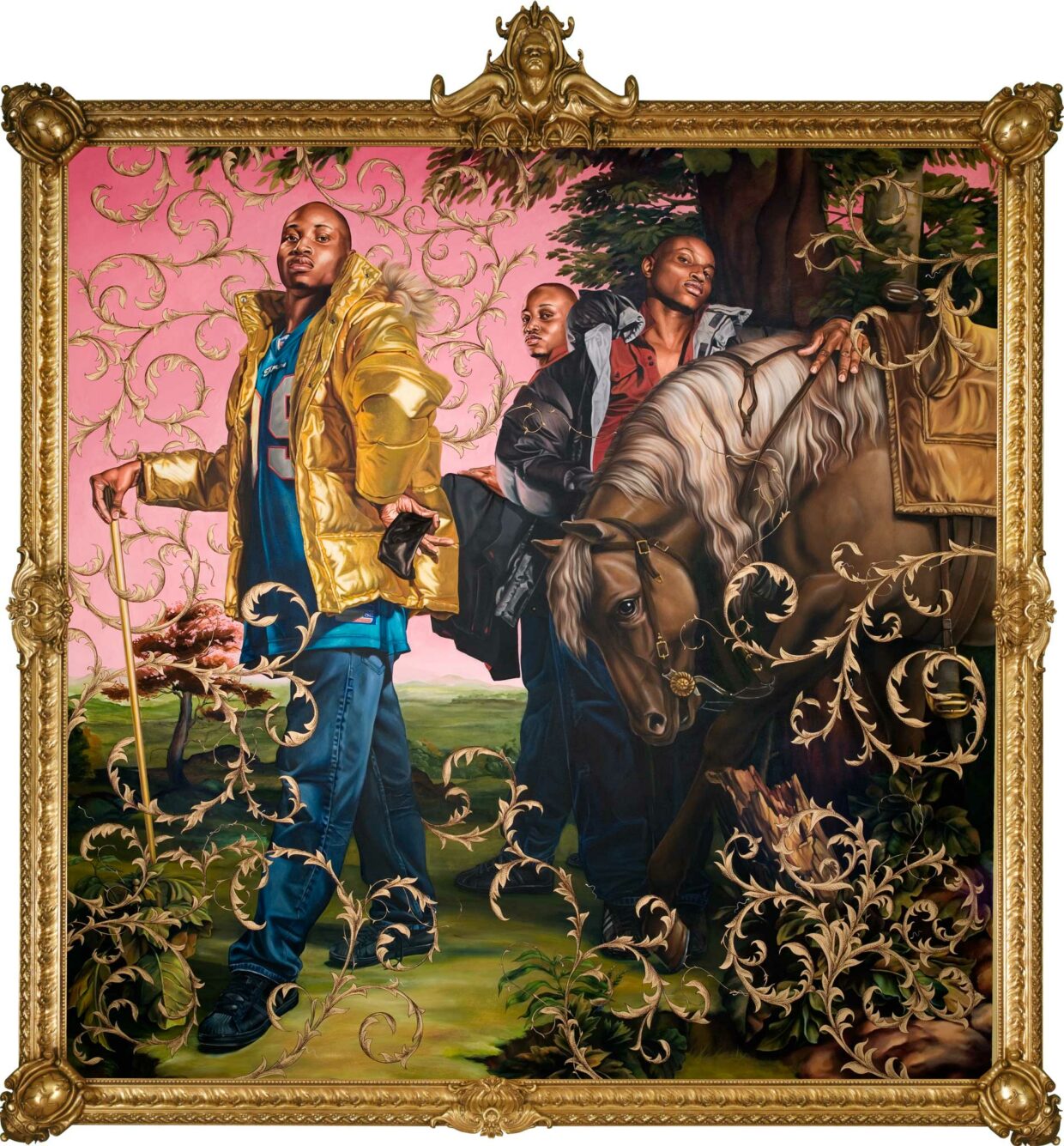 Kehinde Wiley Installing Monumental Statue in Times Square | 6