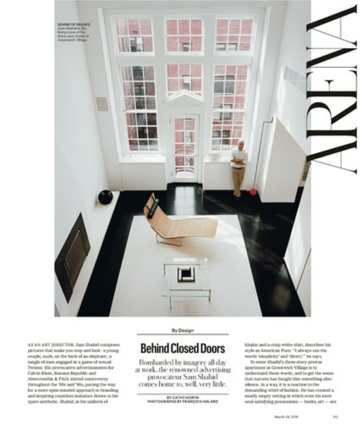 François Halard for NY Times Style Magazine | 1