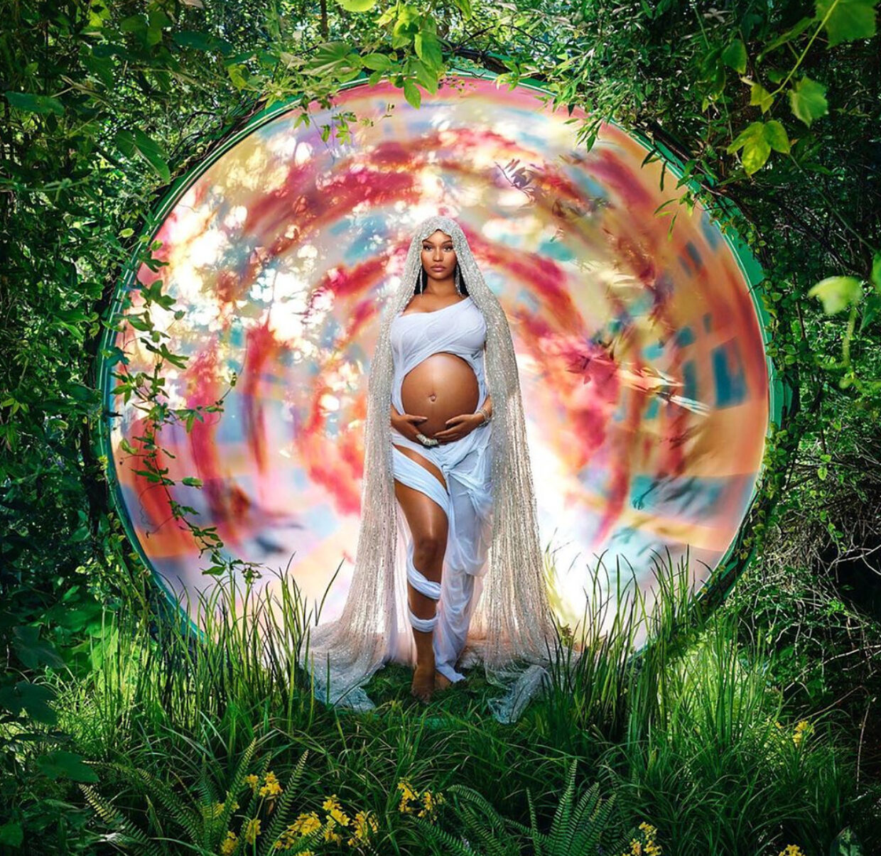 Nicki Minaj Announces Pregnancy with “Virgin Mary” David LaChapelle Shoot | 1