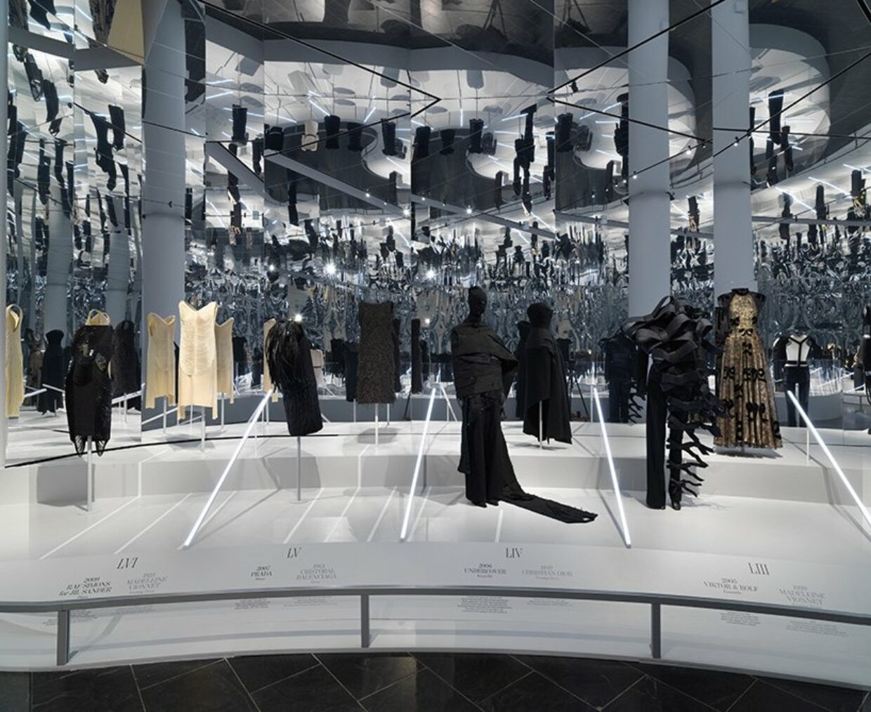 Costume Institute Exhibition at The Met Presents a Disrupted Timeline of Fashion History | Left: Dress, Iris Van Herpen (Dutch, born 1984), fall/winter 2012–13 haute couture; gift of Iris Van Herpen, in honor of Harold Koda, 2016 (2016.185). | 3