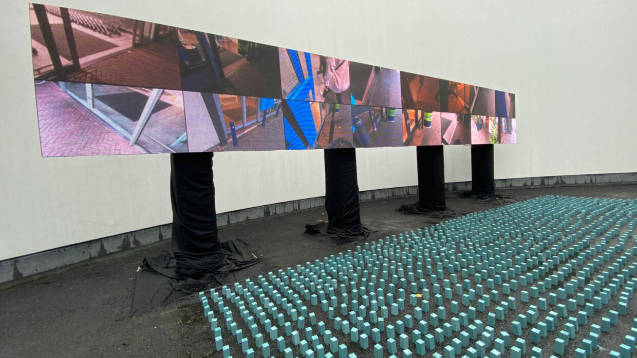 Studio Drift reduces plastic bags into blocks for Materialism installation | 5