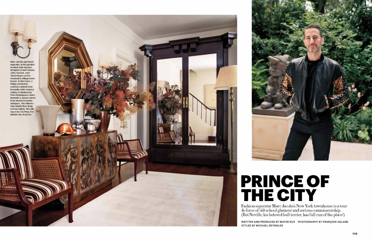 At Home with Marc Jacobs and Neville, by François Halard | 1