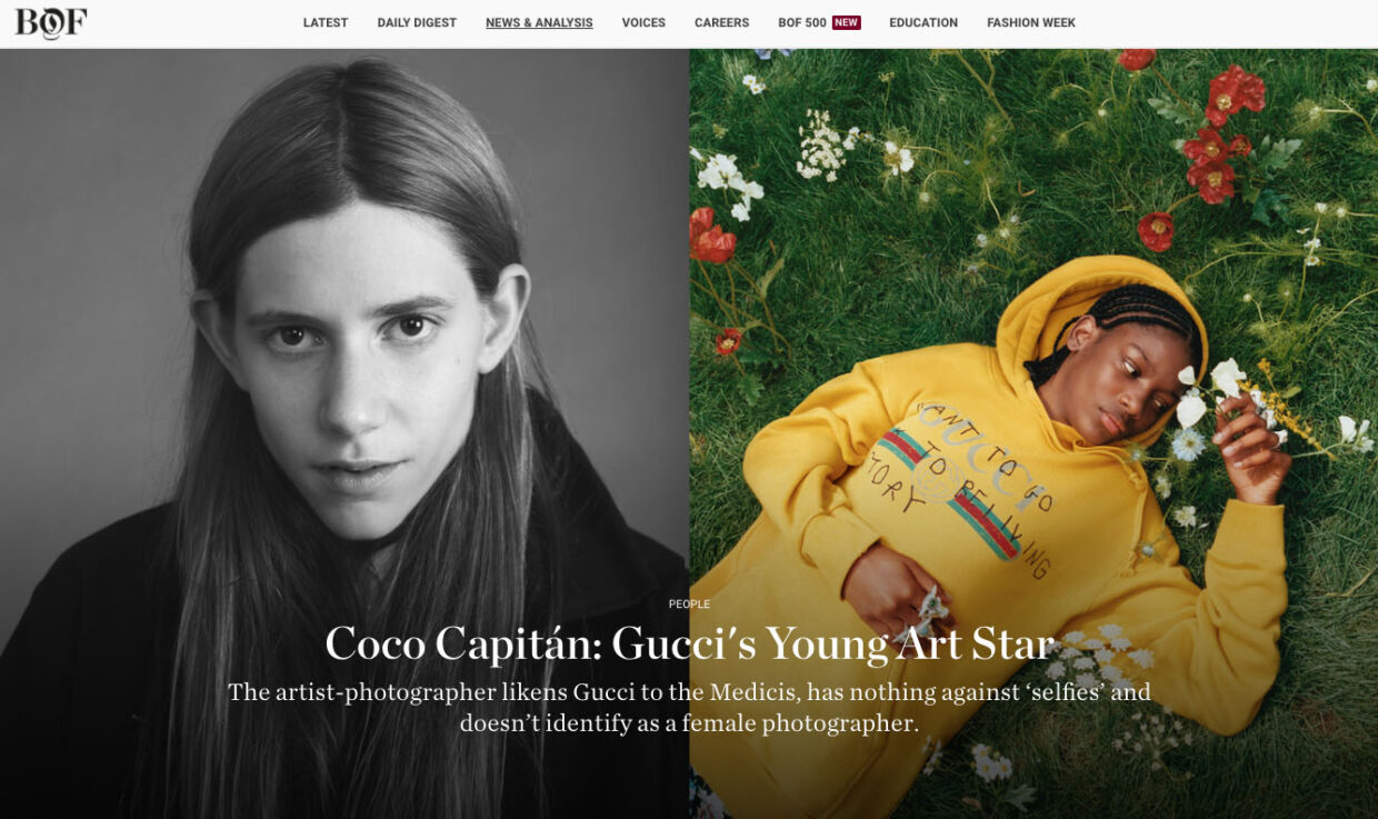 Coco Capitán: Gucci’s Young Art Star | 1