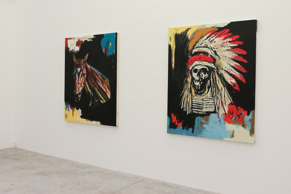 Almine Rech Presents New Paintings and Sculpture by Wes Lang | Wes Lang Almine Rech Exhibition Stills | 7