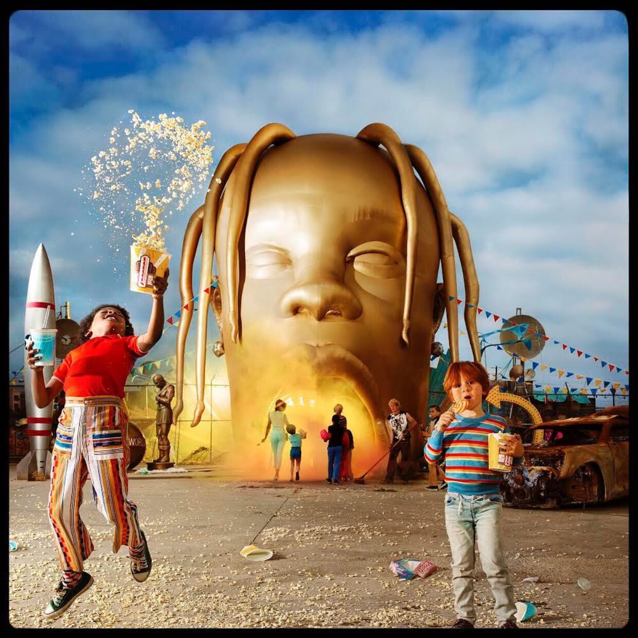 Travis Scott レコード レア トラヴィス スコット Drake 新品 David LaChapelle Photographs Travis Scott's 